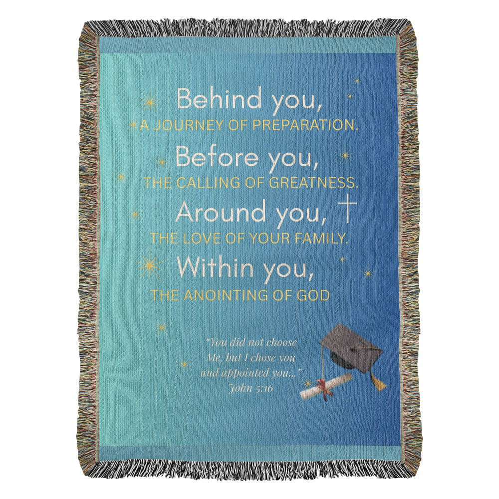 "Appointed for Greatness" Graduation Blessing Blanket