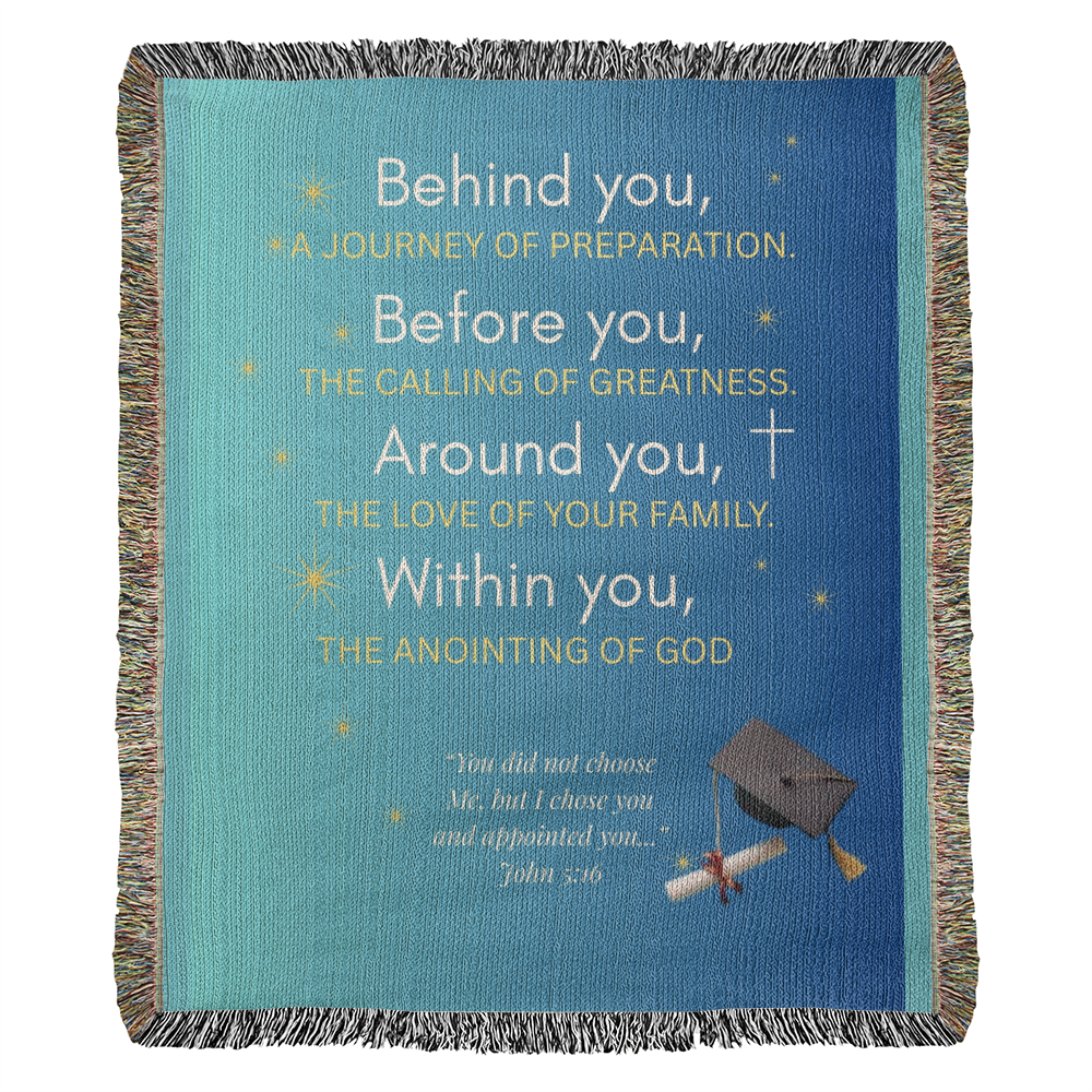 "Appointed for Greatness" Graduation Blessing Blanket