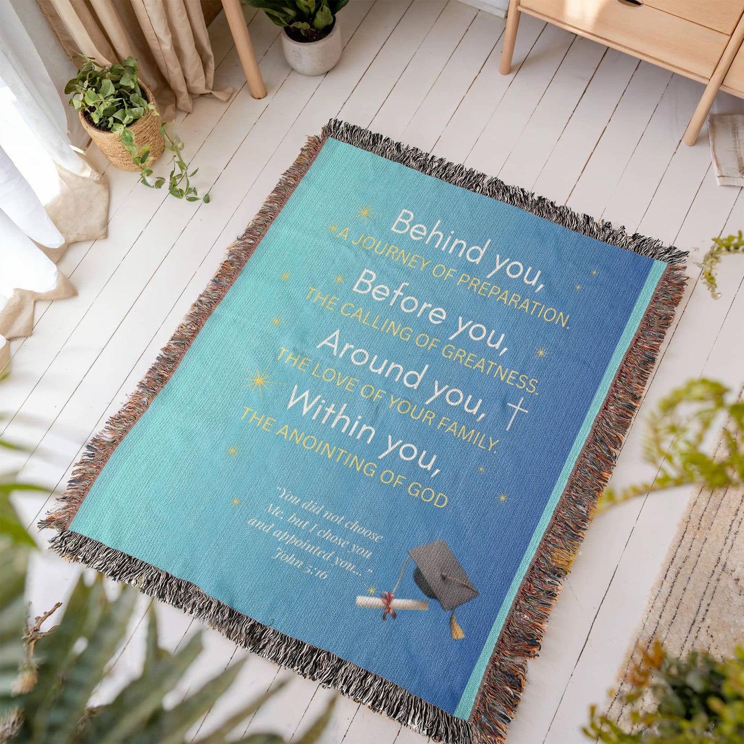 "Appointed for Greatness" Graduation Blessing Blanket