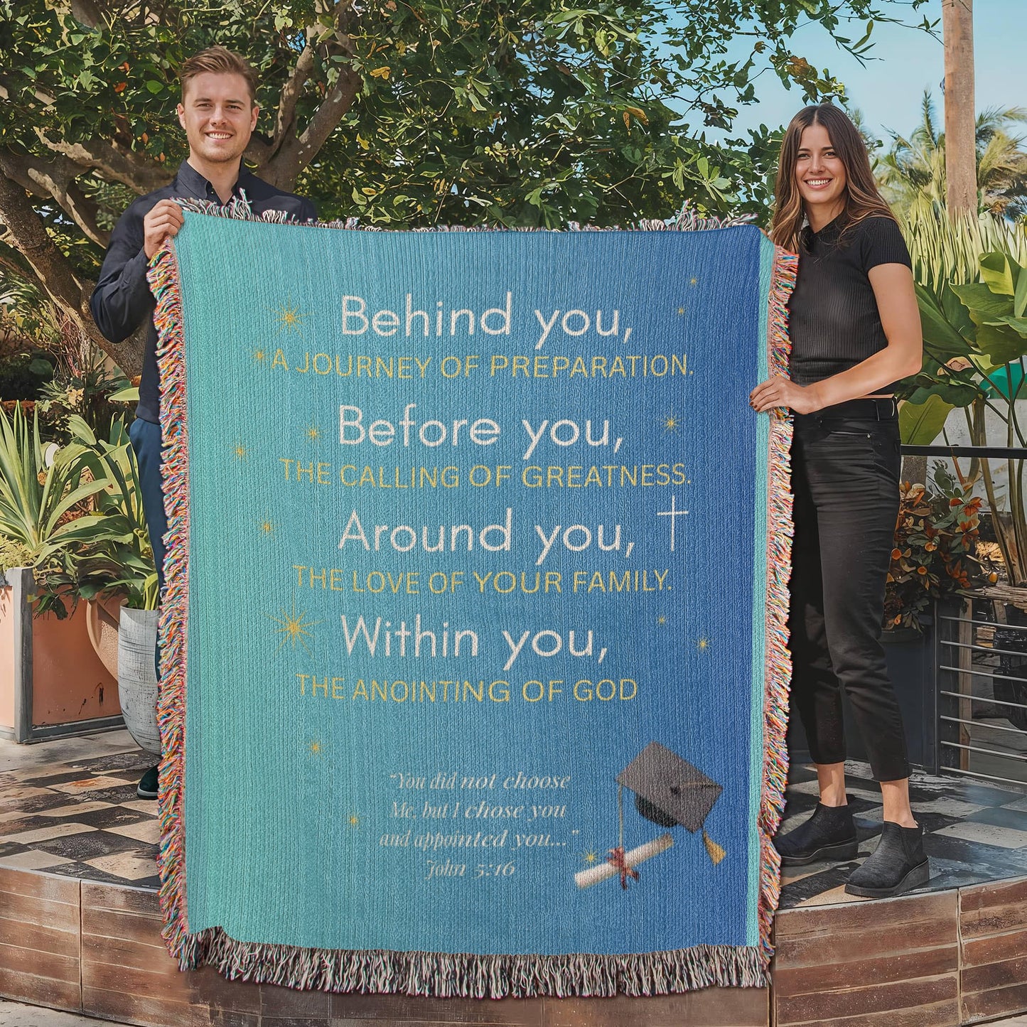 "Appointed for Greatness" Graduation Blessing Blanket