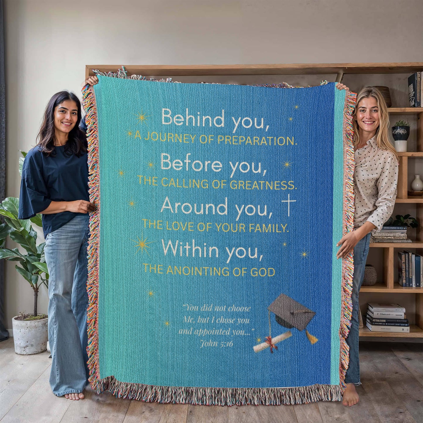 "Appointed for Greatness" Graduation Blessing Blanket