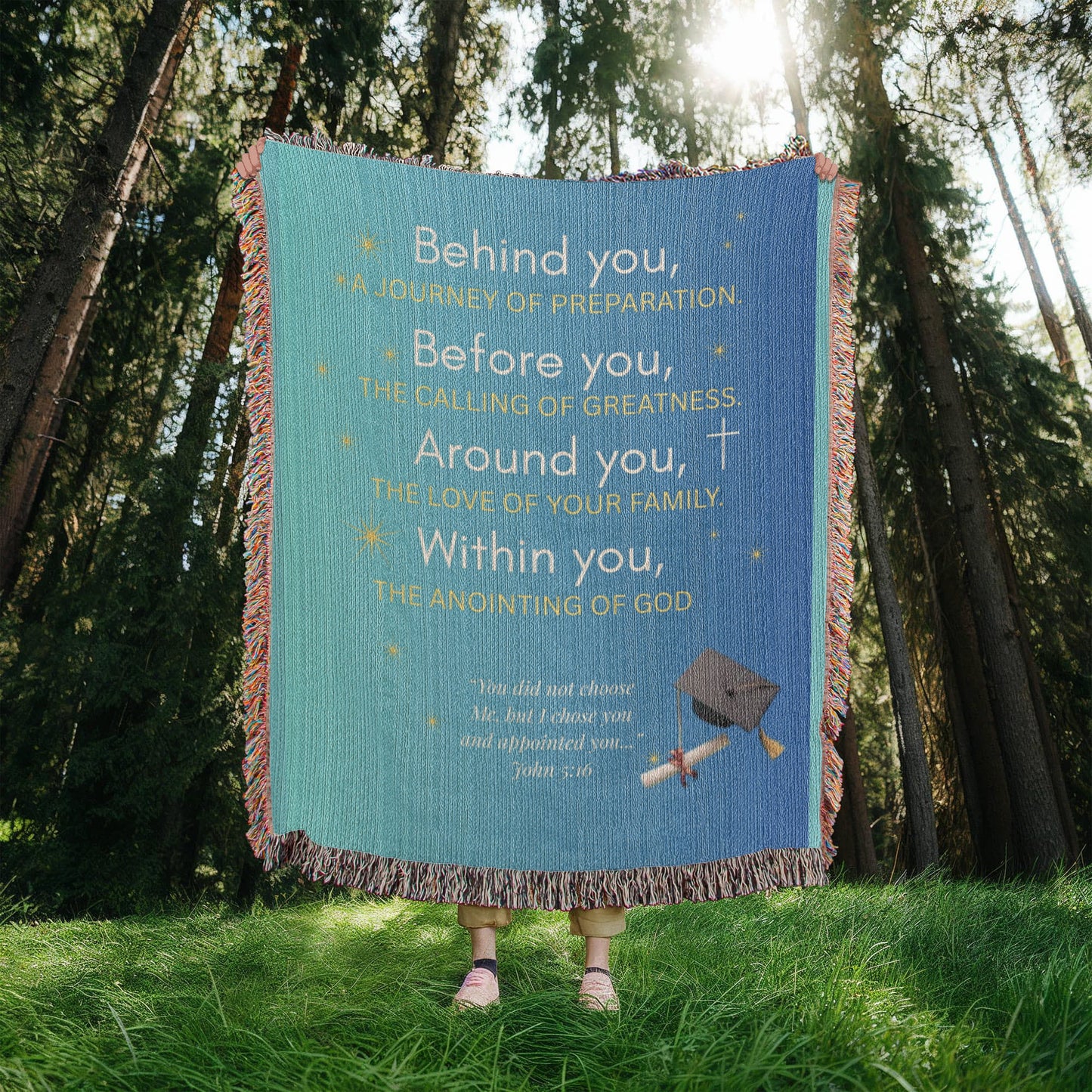 "Appointed for Greatness" Graduation Blessing Blanket