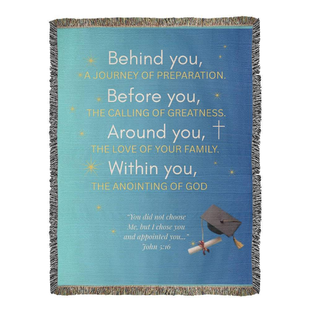 "Appointed for Greatness" Graduation Blessing Blanket