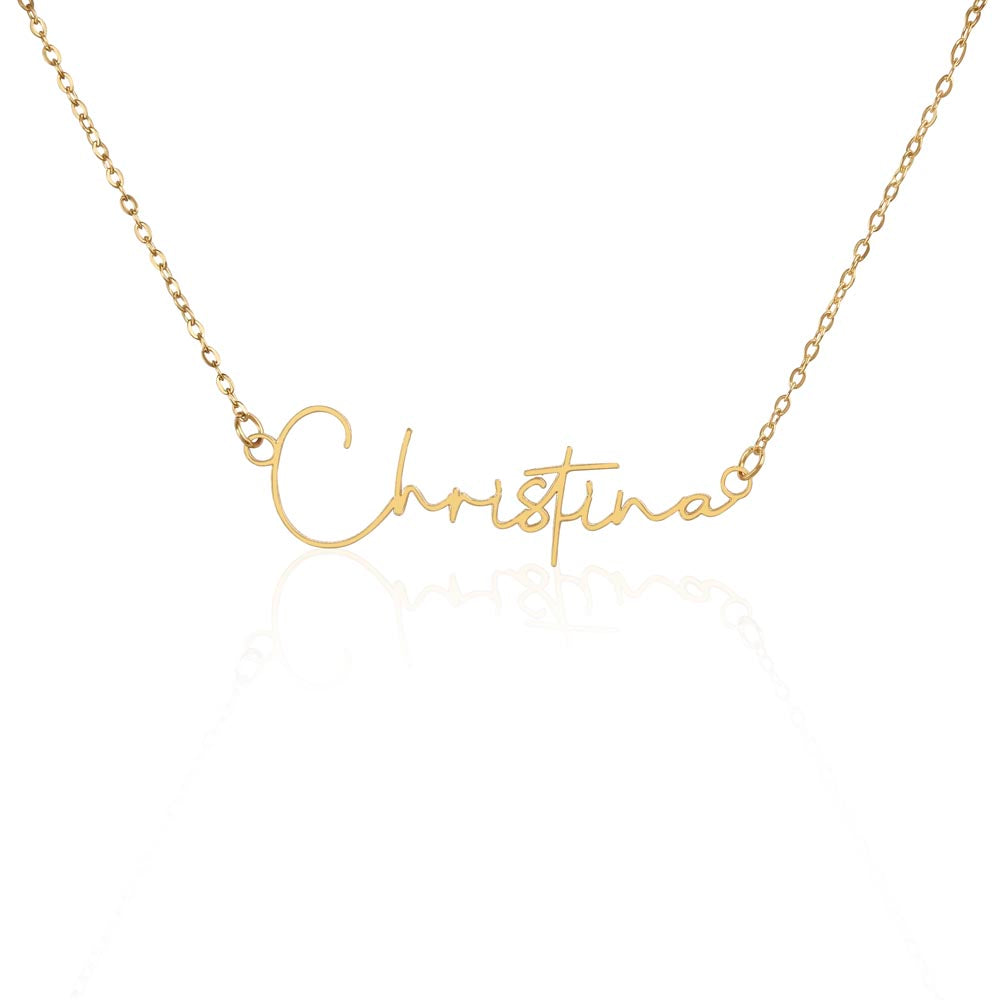 Signature Style Personalized Name Necklace