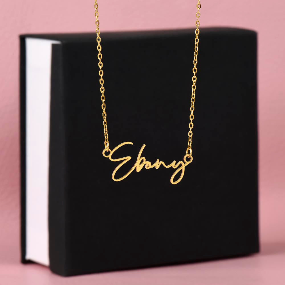 Signature Style Personalized Name Necklace