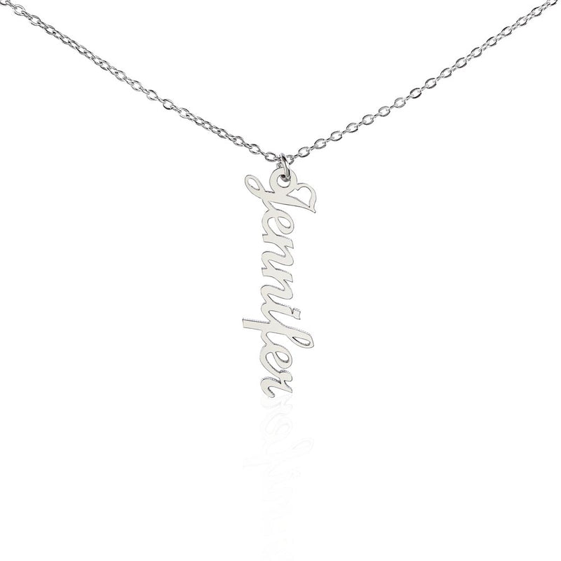 Vertical Personalized Name Necklace