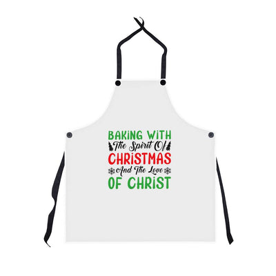 Baking with the Spirit of Christmas and the Love of Christ Apron