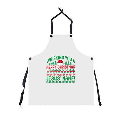 Whisking You a Merry Christmas in Jesus' Name! Apron