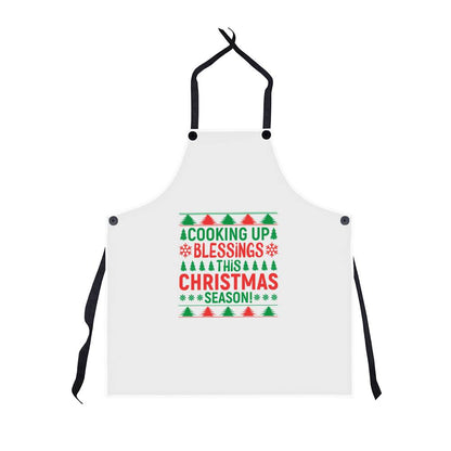 "Cooking Up Blessings This Christmas Season!" Apron