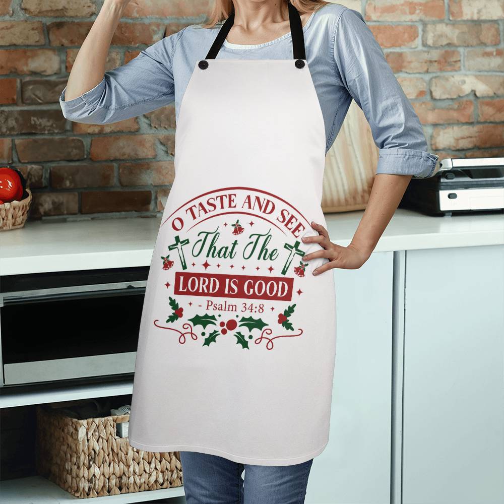 "O Taste and See That The Lord Is Good" Apron - Psalm 34:8