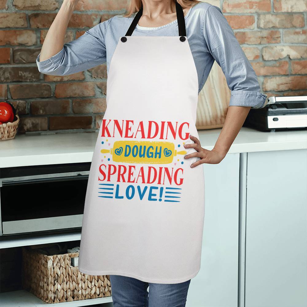 "Kneading Dough, Spreading Love!" Apron