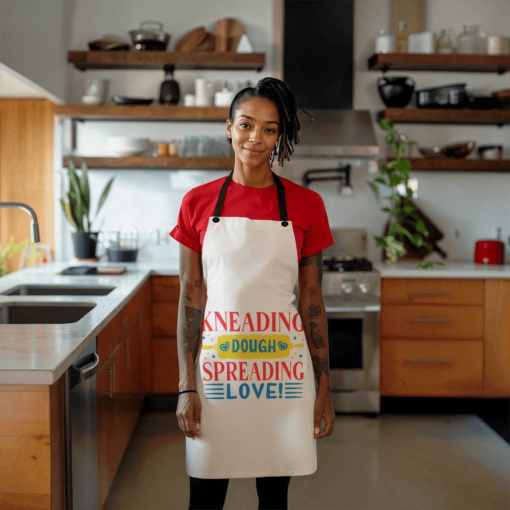 "Kneading Dough, Spreading Love!" Apron