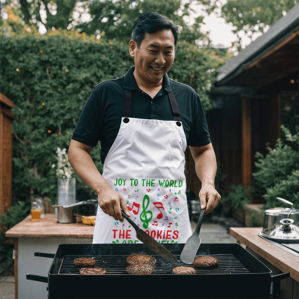 "Joy to the World, The Cookies Are Done!" Apron