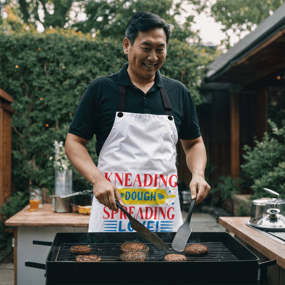 "Kneading Dough, Spreading Love!" Apron