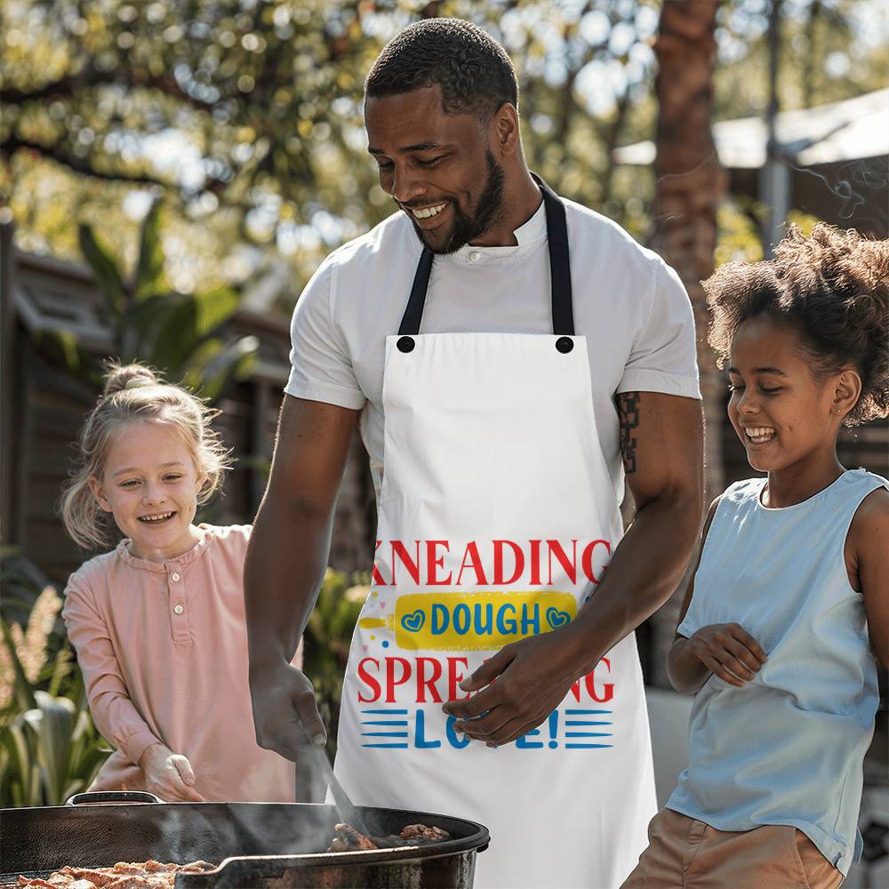 "Kneading Dough, Spreading Love!" Apron