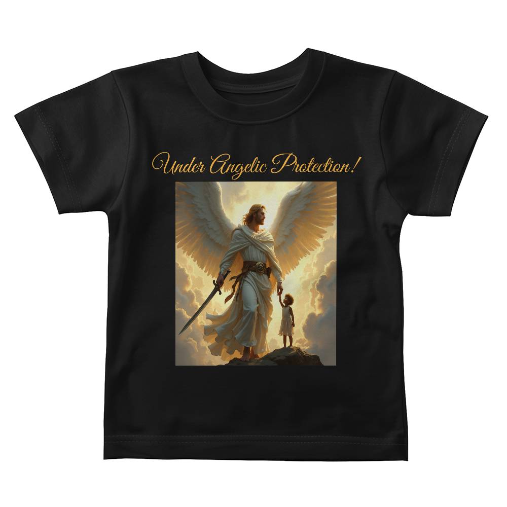 "Under Angelic Protection" Baby T-Shirt