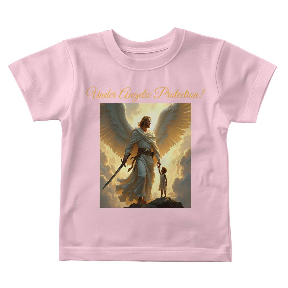 "Under Angelic Protection" Baby T-Shirt