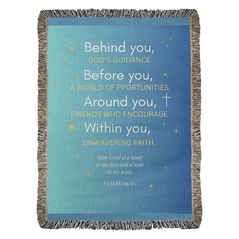 Guided by Faith Throw Blanket